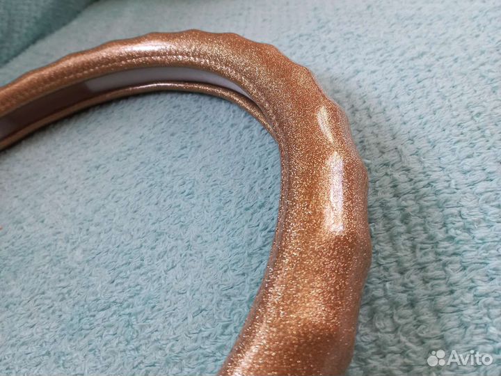 Чехол на руль блестящий