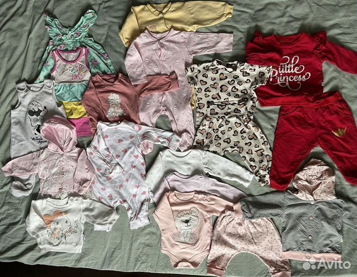 Детские вещи пакетом 52-68