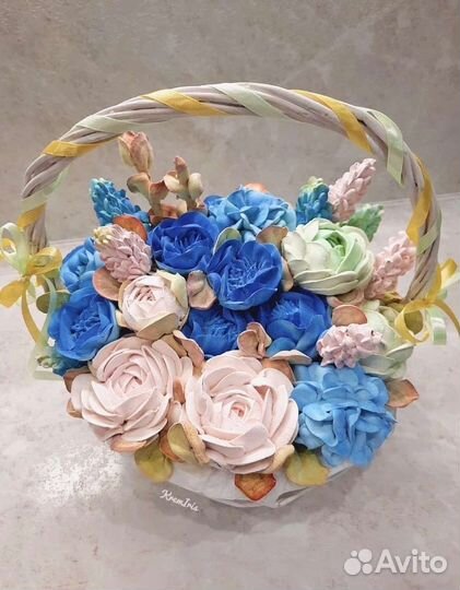 Сладкие букеты из зефира. Цветы. Торты на заказ