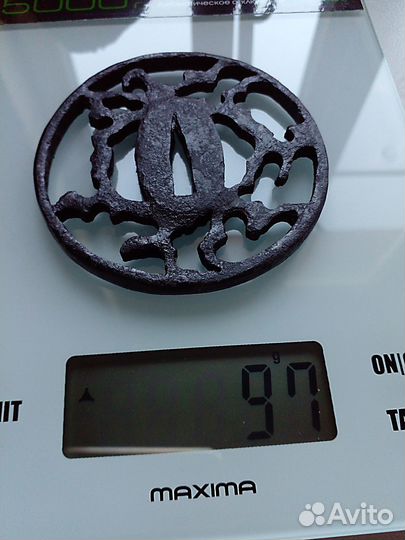 Цуба железная, кованая. Реплика