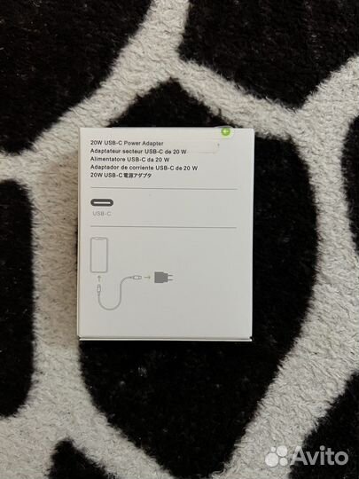 Новый оригинальный блок питания aplle USB-C 20W