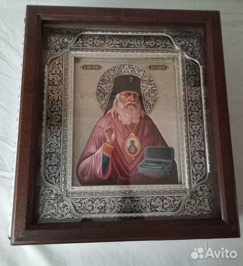 Икона - Святитель Лука Крымский в раскладном киот