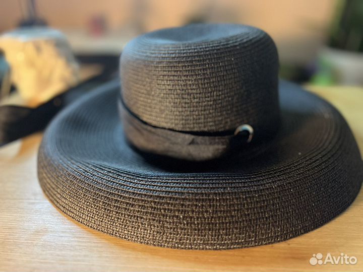 Шляпа женская черная