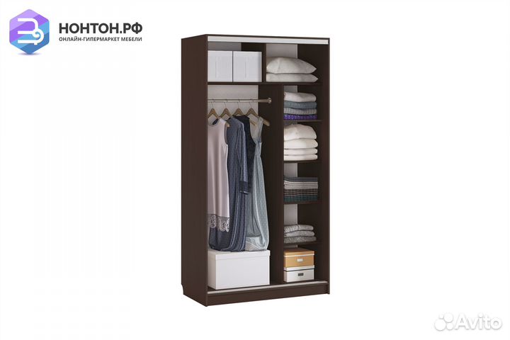 Шкаф-купе Рио 1-600 Амели венге