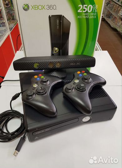 Xbox 360 + 115 игр + Kinekt