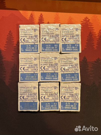 Линзы контактные Acuvue 1-Day TruEye / -5.75 / 8.5