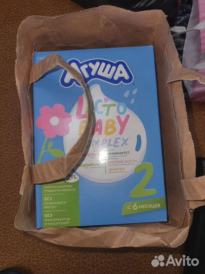 Сухая смесь агуша 2