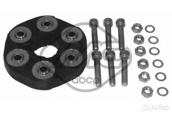 Муфта кардана демпферная 00952 metalcaucho