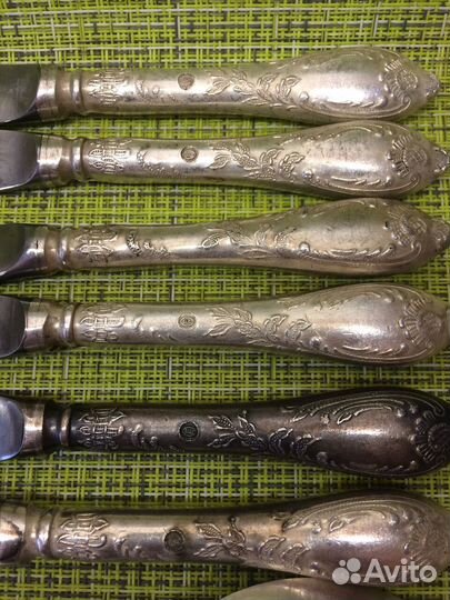 Мельхиор 10 предм, мнц 60-70 годы