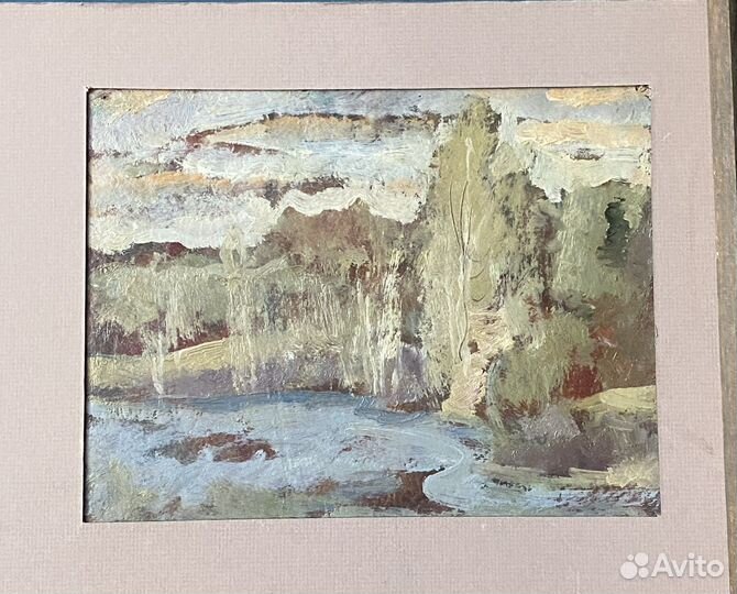 Картина маслом «Весна» Чсх Голубов В.П