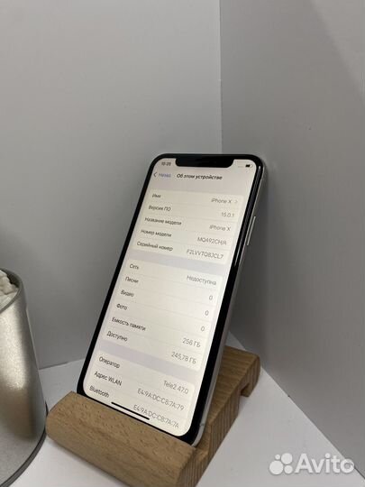 iPhone X, 256 ГБ
