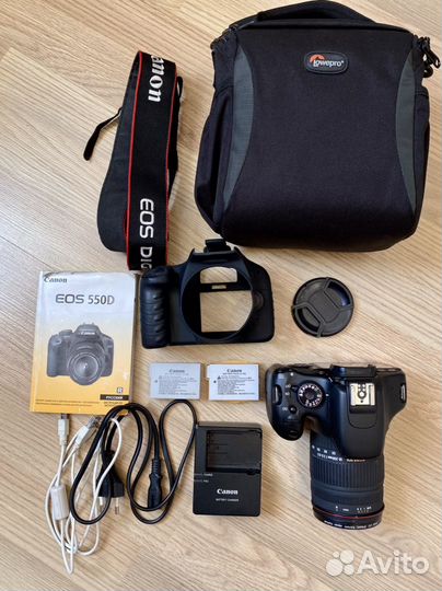 Зеркальный фотоаппарат canon 550d