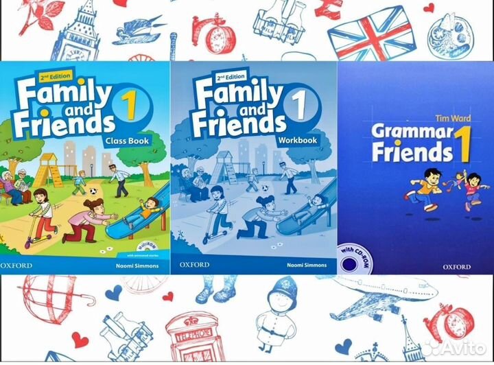 Family and friends 1 учебник+рабочая тетрадь