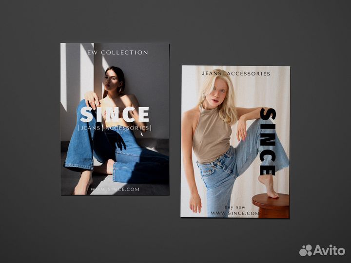 Визитки Листовки Коммерческая упаковка Логотип