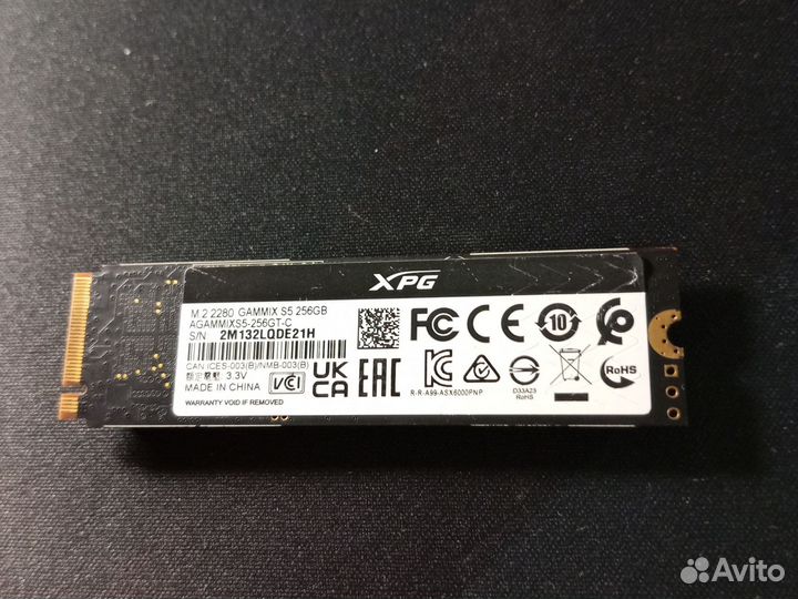 Ссд м2 256гб xpg