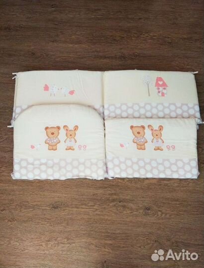 Бортики в кроватку Perina балдахин постельн. белье