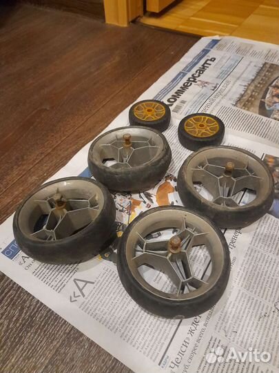 Колеса для санок и ручка