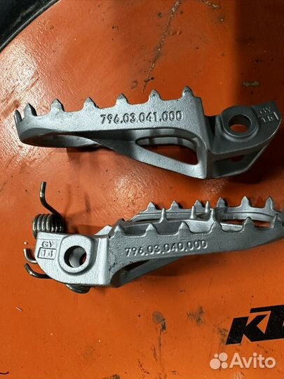 Пеги подножки ktm