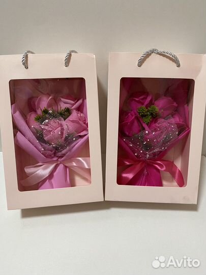 Букетик мыльных роз