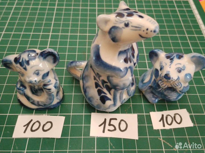 Гжель мышки новые