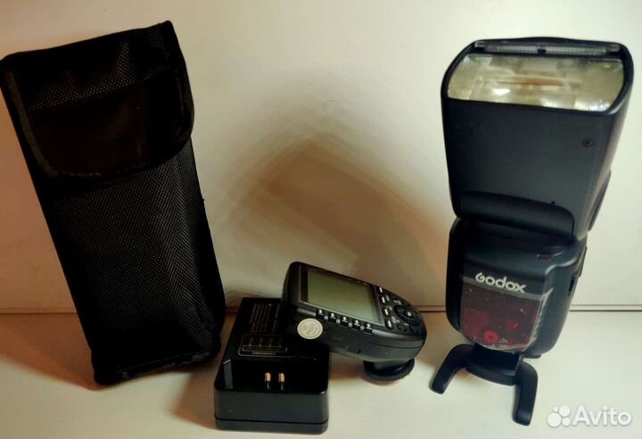 Godox v860iiF и синхронизатор X pro F