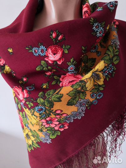 Новый павловопосадский платок