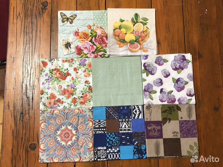 Бумажные салфетки для творчесва, скрапбукинга