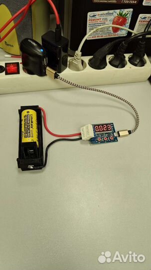 Измеритель ёмкости аккумулятора