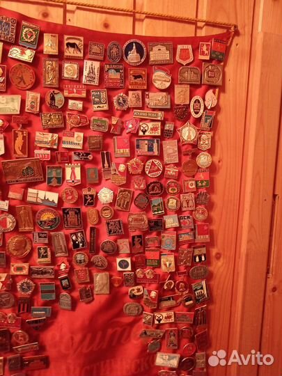 Значки на вымпеле СССР