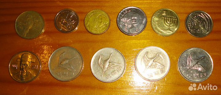 Монеты из разных стран мира, 26 штук