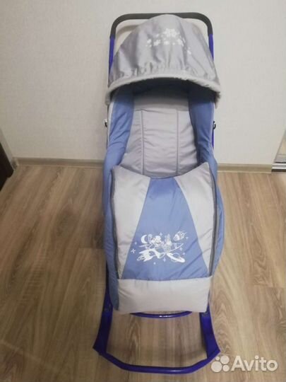 Детские санки коляска