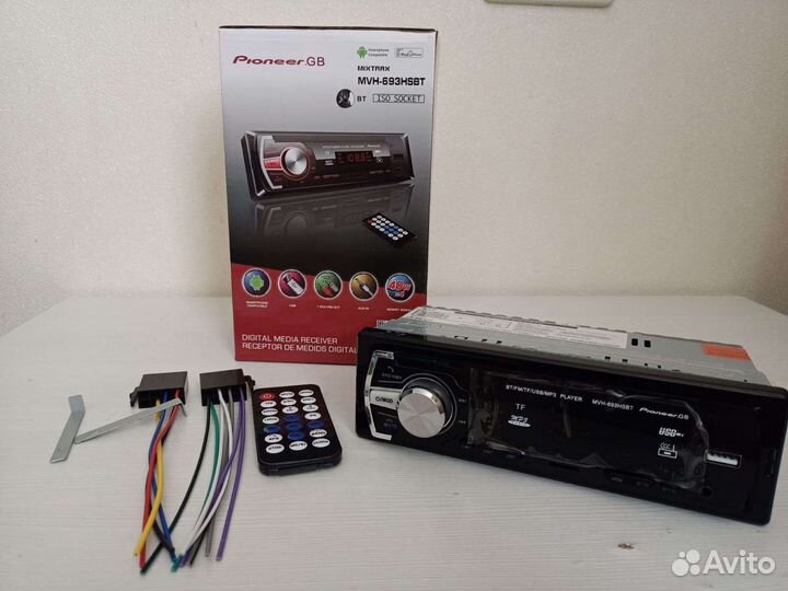 Автомобильная магнитола Пионер с блютуз