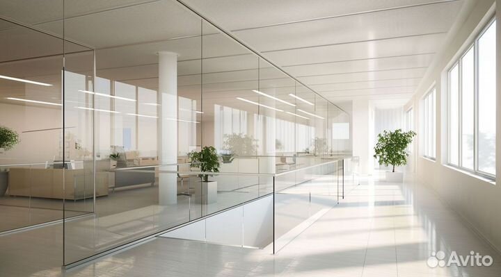 Стеклянное ограждение