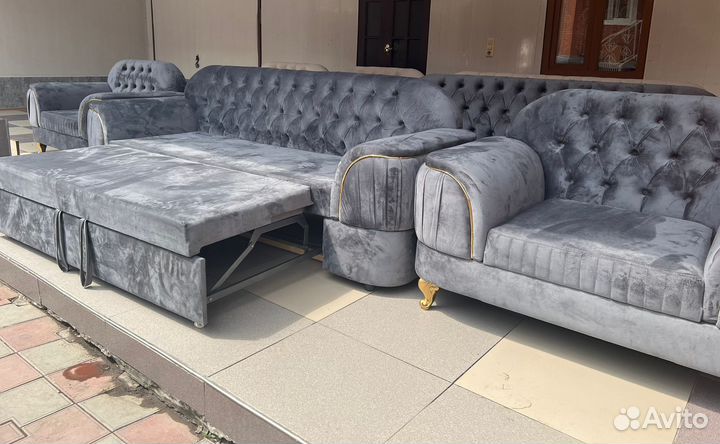 Диван и 2 кресла