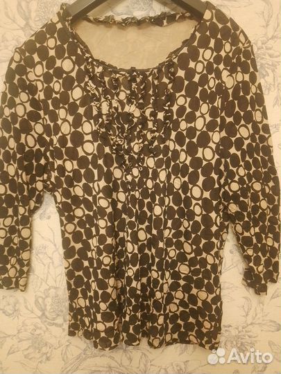 Блузка alpine rouge Япония шелк