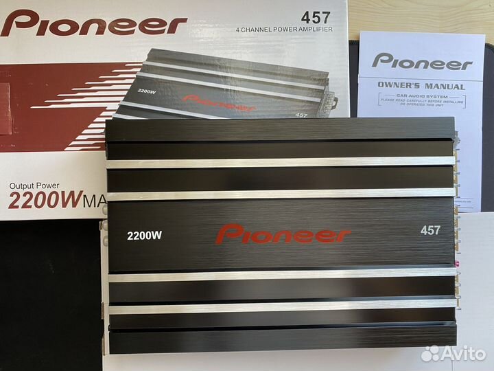 Усилитель 4 канальный Pioneer 457 новый