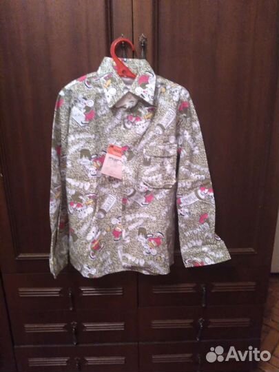 Рубашка тёплая детская