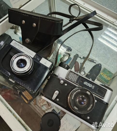 Советские пленочные фотоаппараты