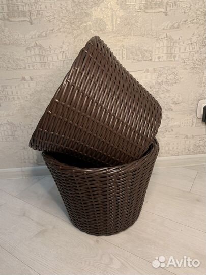 Кашпо из ротанга