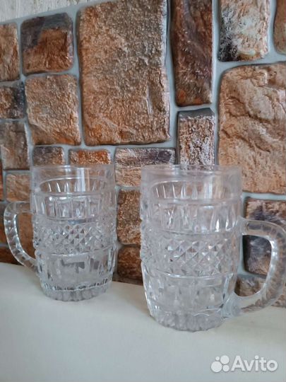 Кружки пивные СССР Crystal Bohemia