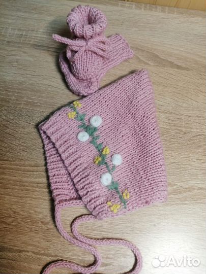 Чепчик для новорожденного