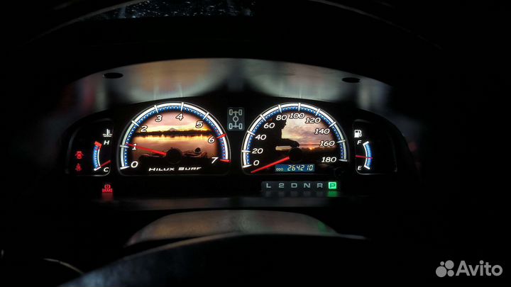 Пересвет приборной панели