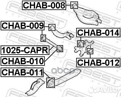 Сайлентблок цапфы chevrolet captiva/opel antara