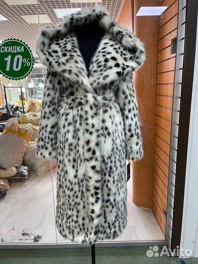 Шуба из эко меха