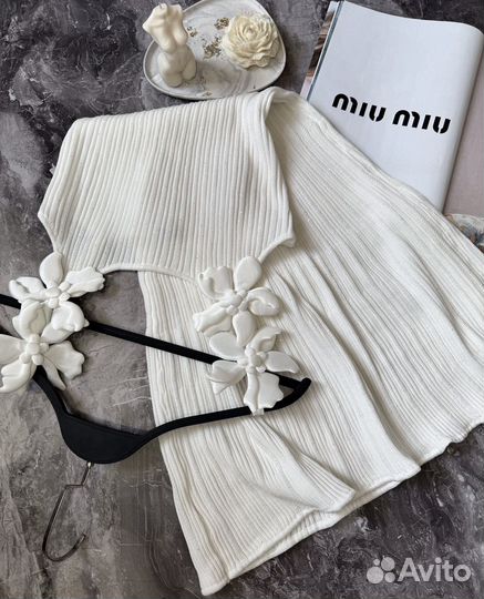 Красивое платье miu miu lux