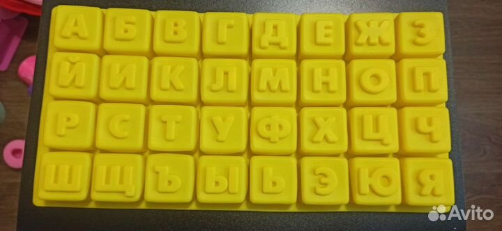 Силиконовая форма алфавит