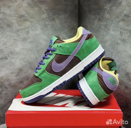 Кроссовки зимние Nike SB dunk low retro veneer