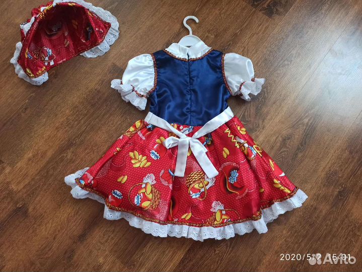 Костюм для девочки красная шапочка