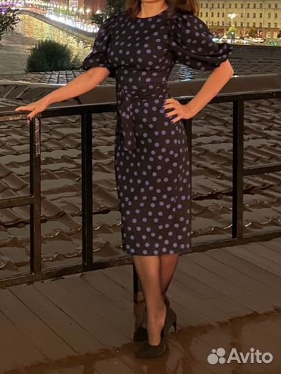 Вечернее стильное платье на праздник 44 размера