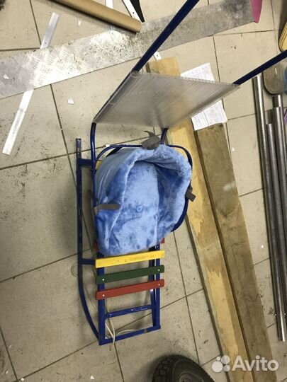 Детские зимние санки